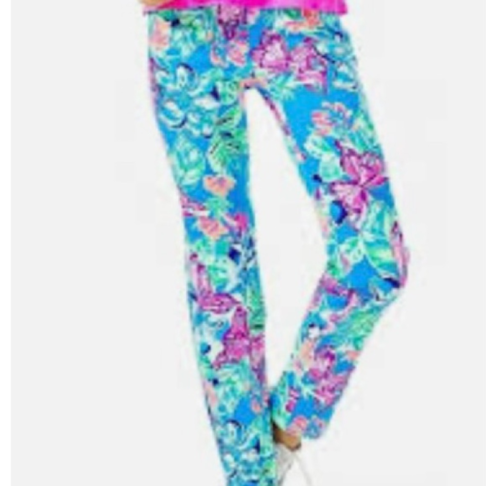 Lilly Pulitzer Luxletic Vibrant Floral Pants